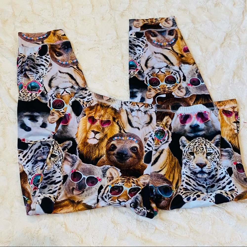 SECRET TREASURES Animal with Sunglasses Lounge Pants Size 2X